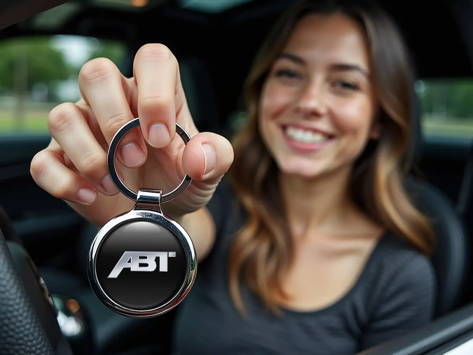 ABT Porte-clés Sur Mesure Logo Métal Premium